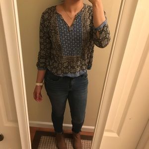 Lucky Brand Patterned Top